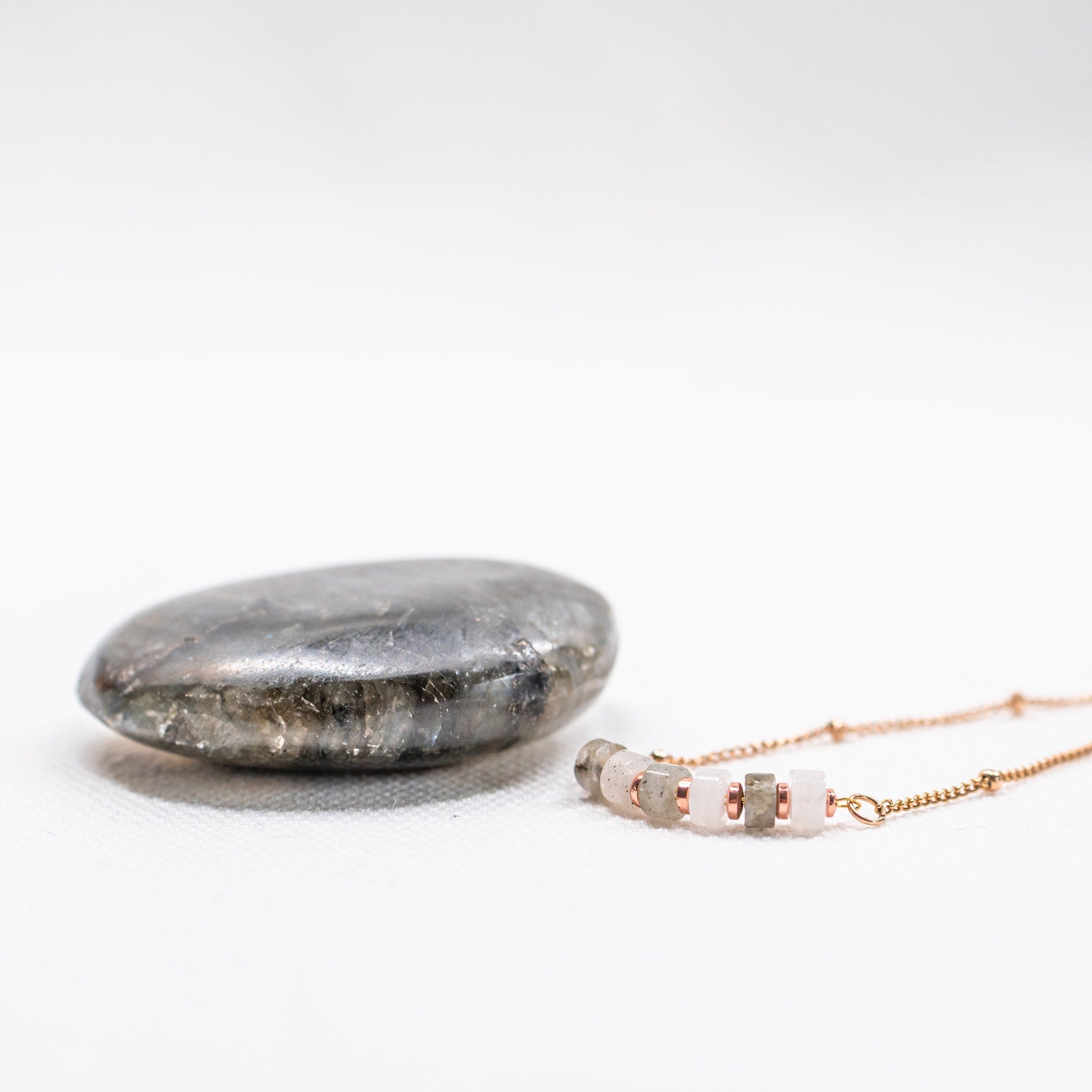 Bracelet PIANA en pierres Labradorite - SLOYA